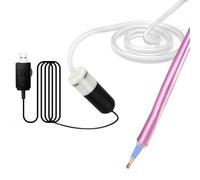 Yarryuter Bolígrafo de Diamante Al Vacío, Herramienta Eléctrica de Succión de Diamante, Sin Necesidad de Arcilla, Pegamento o Barro. Herramienta Portátil para Arte de Diamante Al Vacío.