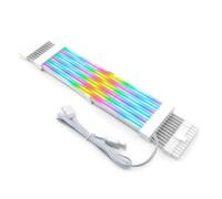 Yarryuter Cable de Extensión ARGB de Alta Calidad Strimer Plus ATX 24 Pines PCI-e de Silicona Suave Flexible 5 V ARGB Neon Line