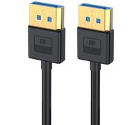 Yarryuter Cable de Extensión Display Port 1.4 de 3,3 Pies, 90 Grados, DP 8K60Hz 4K144Hz, Cable de Audio y Video para Monitor de Computadora Portátil, Cabezal Recto