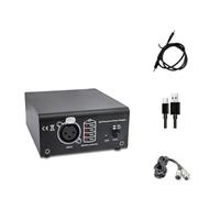 Yarryuter Cable de Micrófono con Fuente de Alimentación Fantasma de 48 V para Cualquier Micrófono de Condensador y Equipo de Grabación Musical con Cable Blindado de 3,5 mm.