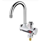 Yarryuter Calentador de Agua InstantáNeo Cocina EléCtrica Grifo de Agua Caliente Grifo Calefactor Grifo de CalefaccióN FríA Calentador de Agua Sin Tanque Enchufe de la UE