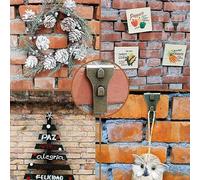 Yarryuter Clips de Gancho de Ladrillo-Clip de Gancho de Ladrillo para Colgar Cuadros de Pared Al Aire Libre, Perchas de Ladrillo Gancho de SujecióN Abrazaderas de Ladrillo 8 Piezas