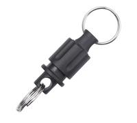 Yarryuter de AleacióN de Titanio con Hebilla Universal, para Coche, Mini Colgante con Hebilla Giratoria, Negro