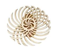 Yarryuter Escultura Dinámica Retro Hecha A Mano, Arte Mural Dinámico, Estatua de de Viento de Madera Invertida para Sala de Estar, Decoración del Hogar C