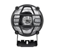 Yarryuter Faros de Bicicleta Eléctrica 36V 48V Luz de Bocina de Bicicleta Eléctrica Luz de Cabeza de Aleación de Aluminio Impermeable Delantero de Conducción