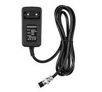 Yarryuter Fuente de Alimentación para Mezclador de 16 Canales, Adaptador de CA de 15 V/48 V, 0,23 A, Conector Universal de 4, Enchufe Europeo.