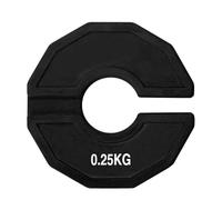 Yarryuter Gimnasio Micro-Plates Dumbbell Fractional Weight Disc Rubber Fractional Weight Discs Add-On Change Negro 0.25kg