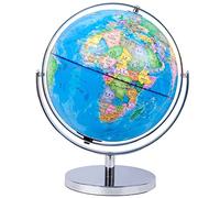 Yarryuter Globo TerráQueo de 13 Pulgadas con Soporte, de 720° en Todas las Direcciones, DecoracióN de Escritorio Mapa del Globo TerráQueo para la Escuela, la Oficina