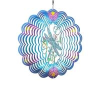 Yarryuter Hilanderos de Viento de Metal con Forma de Libélula, Regalos para Mujeres, Mamá, Abuela, Esposa, Hilanderos de Viento Colgantes para Decoraciones de Interiores y Exteriores