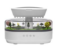 Yarryuter Humidificador de Aroma con Forma de Gota de Lluvia, Difusor de Aceites Esenciales con Luz y Ruido, Difusor Ultrasónico de Fragancias, Enchufe Europeo.