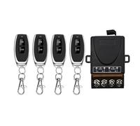 Yarryuter Interruptor de Control Remoto Inalámbrico CA 220 V 30 A 1 Canal 433 MHz Receptor de Relé + Transmisor de Encendido/Apagado A