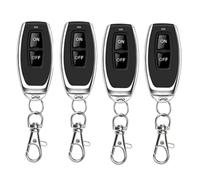 Yarryuter Interruptor de Control Remoto Inalámbrico de 433 MHz de 4 Piezas para Relé de 220 V 30 A, Bomba Colectora de Polvo, Ventilador de Motor y Más