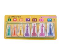 Yarryuter Juego de 7 Cortadores de Cinta Al Bies de Tela de 6 A 25 mm, Herramienta de Encuadernación, Suministros de Costura y Acolchado, Manualidades de Bricolaje y Patchwork.