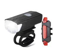 Yarryuter Juego de Luces Recargables para Bicicleta: Combinación de y Luz Trasera de 3 Modos, Fácil de Instalar, Luces de Seguridad Impermeables para Ciclismo.