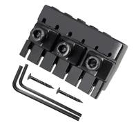 Yarryuter Juego de Tuercas de Seguridad para Guitarra Eléctrica Sin Pala de 6 Cuerdas con Llave y Tornillo. Accesorio para Instrumentos Musicales.