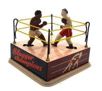 Yarryuter Juguete de Boxeo con Mecanismo de Relojería, con Temática Nostálgica, Decoración de Ring de Boxeo, Juguete Retro Coleccionable