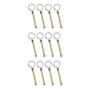 Yarryuter Kit de 12 Llaveros para Torneado de Madera, Accesorios para Torneado de Madera, Mandril, para Torneado de Madera, Regalo para Carpintería A