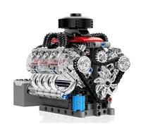 Yarryuter Kit de Motor Mini V8 en Funcionamiento, Modelo de Experimento Científico de Física para Adolescentes, Gran Regalo para Niños y Adultos