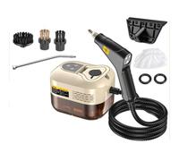 Yarryuter Limpiador A Vapor de Mano, 1500 W, Vaporizador de Alta Presión, Máquina de Lavado A Presión con Desinfección de Temperatura, Enchufe de la UE B