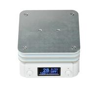 Yarryuter Mesa Calefactora de Temperatura Constante de 20 V para Soldadura de PCB, Estación de Retrabajo SMD, Herramienta de Precalentamiento y Reparación de Desoldar con Almohadilla Calefactora.