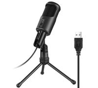 Yarryuter MicróFono USB, MicróFono de Condensador para Computadora, MicróFono de PC con Soporte para GrabacióN, Podcast, Juegos, MicróFono de TransmisióN para Skype