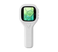 Yarryuter Microscopio Digital Portátil con Lupa y Luces LED, Pantalla USB de 2.0 Pulgadas, para Inspección Textil con Impresión de Chip, Color