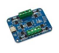 Yarryuter Módulo de Comunicación USB A RS485 de 4 Vías CH344Q Transmisión de Señal Semidúplex con Luz Indicadora para Escáner e Impresora