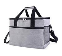 Yarryuter Neveras PortáTiles para Comida, 33 litros de Bolsa Plegable para Picnic 1 Bolso de Mano de Hombro, Picnic/Viajes/Oficina PortáTil Grande