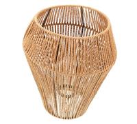 Yarryuter Pantalla de Araña Tejida Pantalla de Ratán para Lámpara de Mesa Pantalla de Lámpara Lámpara de Mesita de Noche Cuerda de Papel Manual