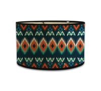 Yarryuter Pantallas de Lámpara Impresión Pantalla de Lámpara Ovalada 30x30x20CM Pantallas de Lámpara Vintage para Lámparas de Araña y Lámparas de Pie e