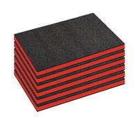 Yarryuter Paquete de 6 Insertos de Espuma para Cajas de Herramientas, Láminas de Espuma de Polietileno de 45 X 30 X 3,8 Cm, Organizador de Cajas de Herramientas.
