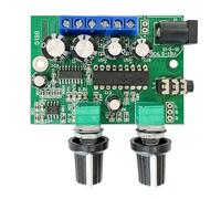 Yarryuter Placa Amplificadora de Subwoofer Digital de 2.1 Canales, 2 X 6 W + 25 W, Amplificador de Potencia de Audio Estéreo HiFi de Graves Puros, Módulo de Doble Canal.