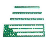 Yarryuter Plantilla de Bolsillo con Cremallera, Plantillas para Hacer Cremalleras Acrílicas con de Limón para Cremalleras de 7/8/9 Pulgadas, Corte Preciso y Medición