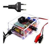 Yarryuter Regulador de Voltaje Ajustable LM317, Kit de Bricolaje de 220 V una 1,25 V-12,5 V, MóDulo de Fuente de AlimentacióN Reductor, Kits ElectróNicos, Enchufe de la UE