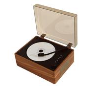 Yarryuter Reproductor de CD Retro Recargable Soporte CD BT USB 3,5 mm AUX Reproductor de CD Portátil Compatible con Bluetooth 5.0 Reproductor de Música para el Hogar C