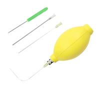 Yarryuter Soplador Huevos Fácil, Herramientas para Vaciar Huevos, Bomba y Taladro para Huevos un Solo Orificio, Suministros para Hacer Huevos Pascua, Kit para Decorar Huevos Ucranianos B