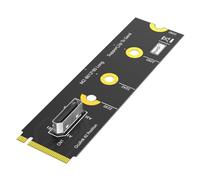 Yarryuter Tarjeta de Expansión M.2 NVME M Key 2230/2242/2260/2280 para Oculink SFF-8612, Adaptador PCIE4.0 A SFF-8612 4i para SSD U.2 EGPU