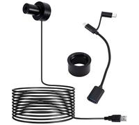 Yarryuter Telescopio 130W Píxeles 1.25 Pulgadas USB Lente Digital Ocular Electrónico Cámara Telescopio Astronómico Conexión