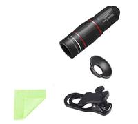 Yarryuter Telescopio Monocular con Zoom de 18 Aumentos para Cámara de Teléfono Móvil, Ideal para Acampar y Practicar Deportes.