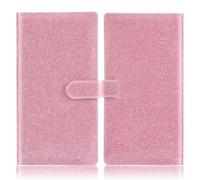 Yarryuter Tipo Billetera para Tarjeta de Registro y Seguro de Automóvil, de PU, Color Rosa