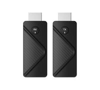 Yarryuter Transmisor/Receptor/Adaptador de Pantalla de 60 Hz, Compatible con para Vídeo, Audio y Video Inalámbrico de 50 M y 1080p, de PC A Proyector.