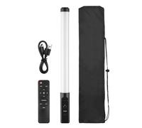 Yarryuter Tubo de Luz LED RGB Portátil para Video, 3200K-5500K, Regulable, 10 Modos de Efectos, Batería Integrada y Control Remoto.