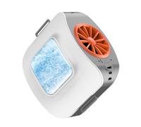 Yarryuter Ventilador Portátil de Cintura para Exteriores, Ventilador de Cuello, Viento Fuerte, Ideal para Deportes y Trabajo Al Aire Libre.