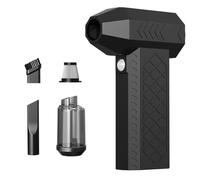 Yarryuter Ventilador Turbo de 180.000 RPM, Recargable, Eléctrico, con Conducto de Luz, Soplador de Aire Seco, Herramienta de Limpieza 2 en 1.