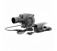 Yarryuter Ventilador Turbo de 97 Mm, Conector Hembra de 12 V CC, Ventilador CentríFugo de RefrigeracióN, Adaptador de Corriente CA 220 V, Velocidad Ajustable, Enchufe UE. EU Plug