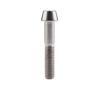 Yaruijia Tornillo de titanio M8 x 15 20 25 30 35 40 45 50 mm cabeza cónica tornillos Allen para piezas de bicicleta motocicleta paso 1.25 mm (M8 x 50 mm, titanio)