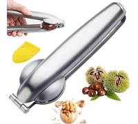 YARUJING Alicates Castañas Pelador De Castañas De Acero Inoxidable Abridor Castañas Chestnut Cutter Opener Multifunción Manual Chestnut Cutter para Castañas,Nueces,Avellanas y Otros Frutos Secos