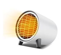 Yarvoney - Calefacción por ventilador, calentador de refuerzo, calentador eléctrico de 500 W, protección contra sobrecalentamiento, portátil ahorro de energía para sala de estar, dormitorio y oficina
