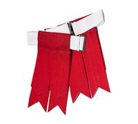 YAS Adornos para falda escocesa para hombres con hebillas ajustables pesadas, calcetines lisos y de tartán para falda escocesa/Ligas acrílicas de lana con punta, Taille unique