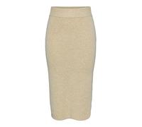 YAS Assi HW Midi Knit Skirt S. Noos Falda de Punto, Abedul, L para Mujer